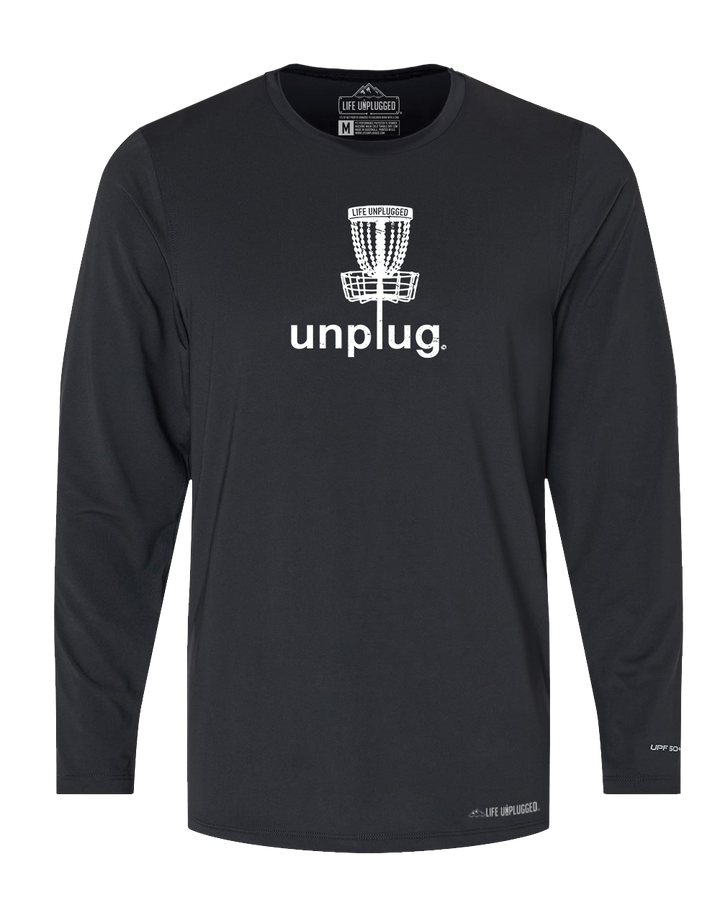 Disc Golf Poly/Spandex High Performance Long Sleeve with UPF 50+ - Life Unplugged