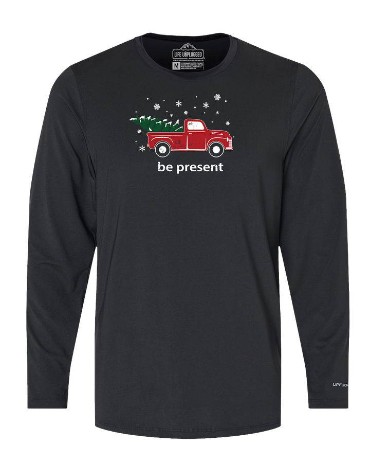 Christmas Tree Truck Performance Long Sleeve with UPF 50+