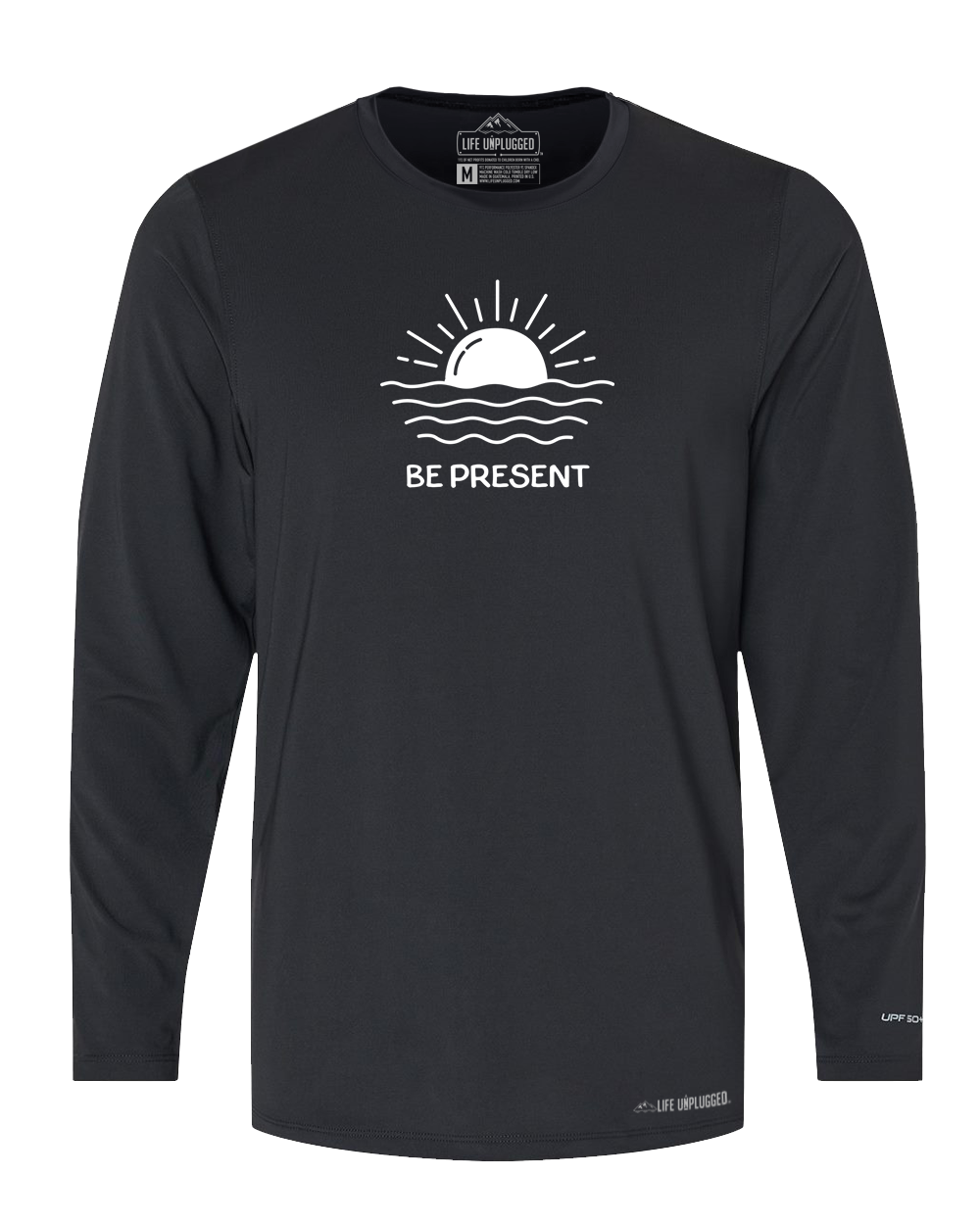 OCEAN SUNSET Poly/Spandex High Performance Long Sleeve with UPF 50+