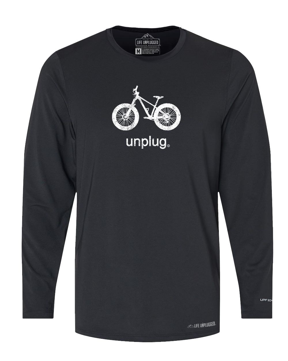Fat Tire Bike 2 Poly/Spandex High Performance Long Sleeve with UPF 50+ - Life Unplugged