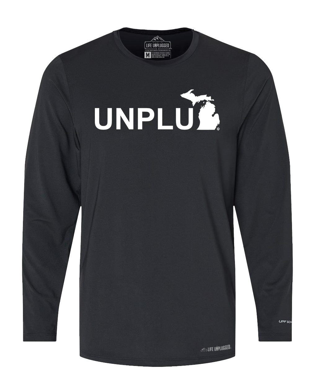 Unplug (MI) Poly/Spandex High Performance Long Sleeve with UPF 50+ - Life Unplugged