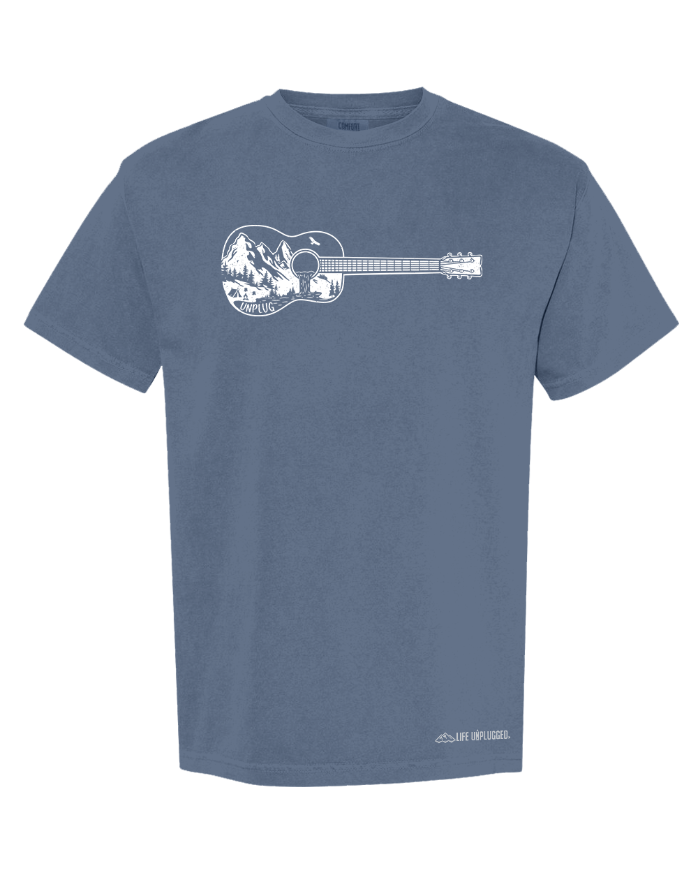 GUITAR MOUNTAIN SCENE Cotton T-Shirt powered by Comfort Colors®
