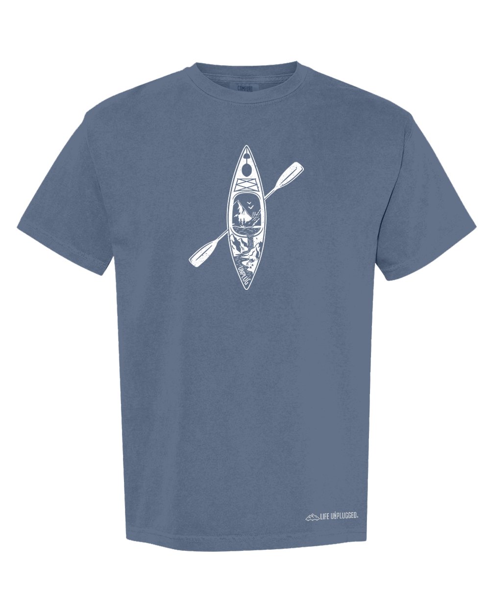 KAYAK MOUNTAIN SCENE Cotton T-Shirt powered by Comfort Colors®