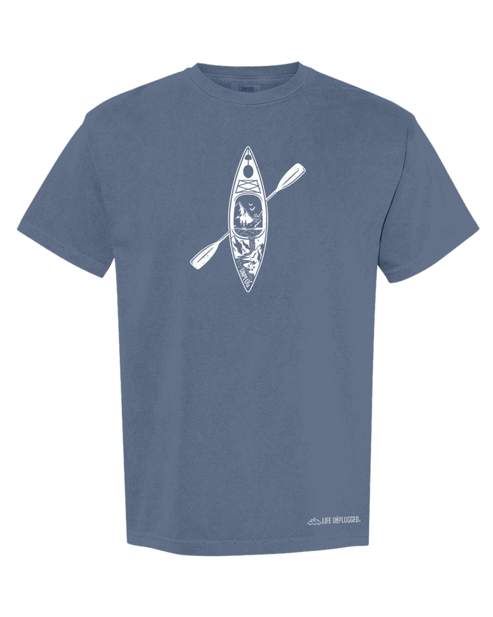 KAYAK MOUNTAIN SCENE Cotton T-Shirt powered by Comfort Colors®