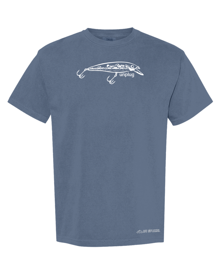FISHING LURE MOUNTAIN SCENE Cotton T-Shirt powered by Comfort Colors®