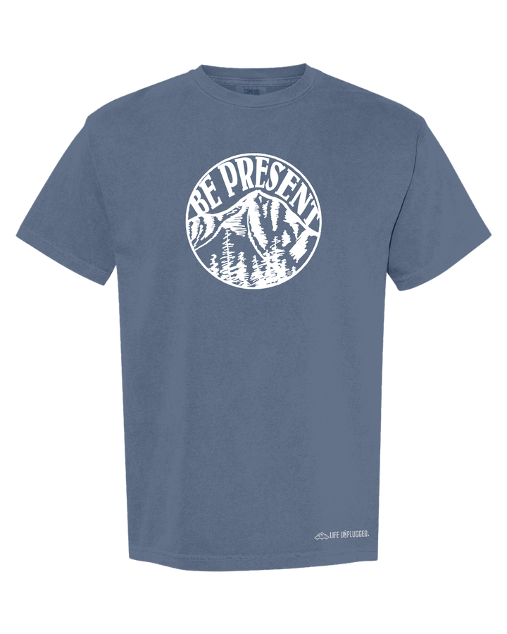 BE PRESENT MOUNTAIN Cotton T-Shirt powered by Comfort Colors®