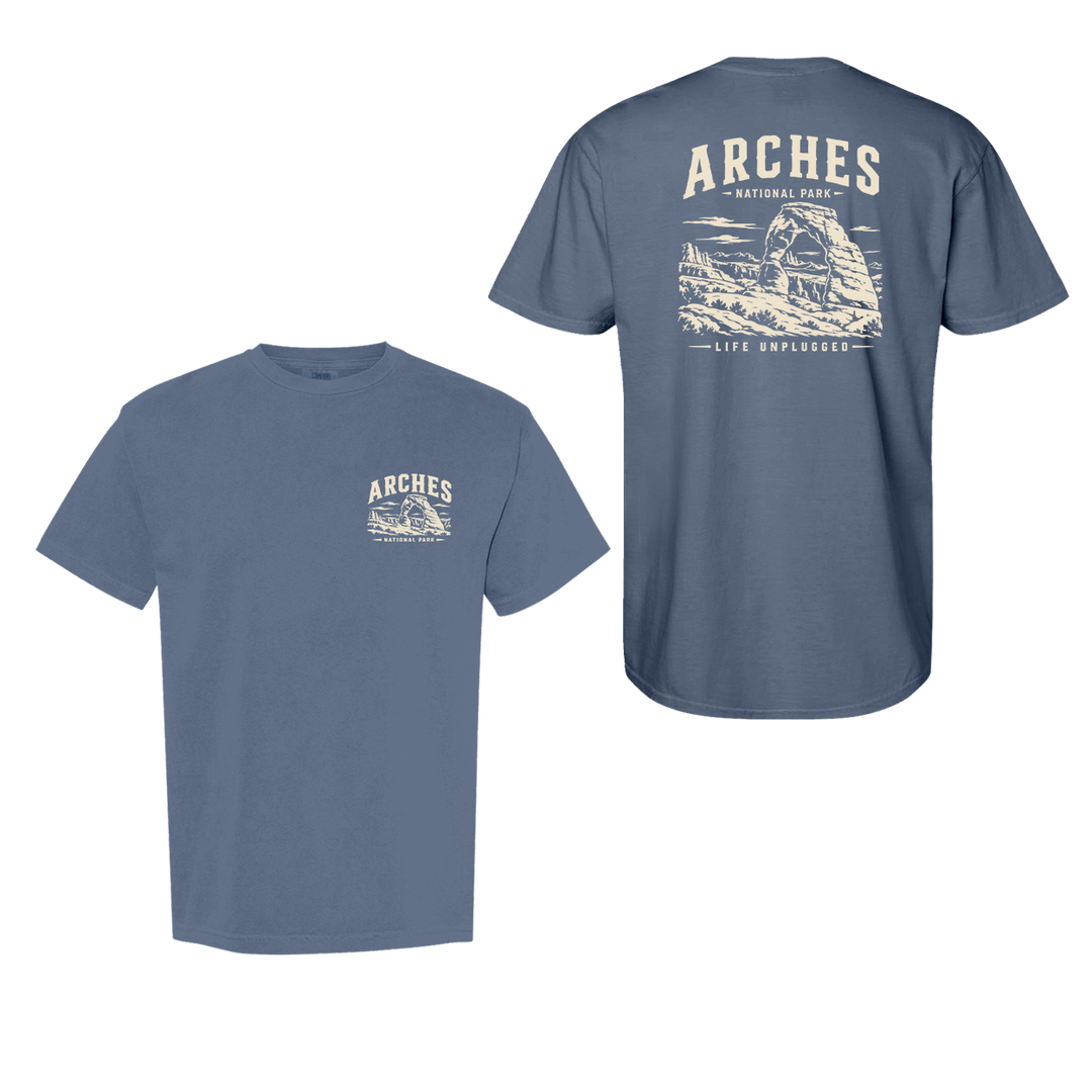 ARCHES NATIONAL PARK Cotton T-Shirt powered by Comfort Colors®