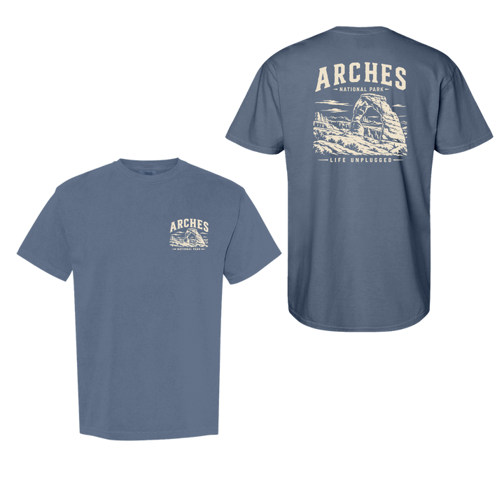 ARCHES NATIONAL PARK Cotton T-Shirt powered by Comfort Colors®