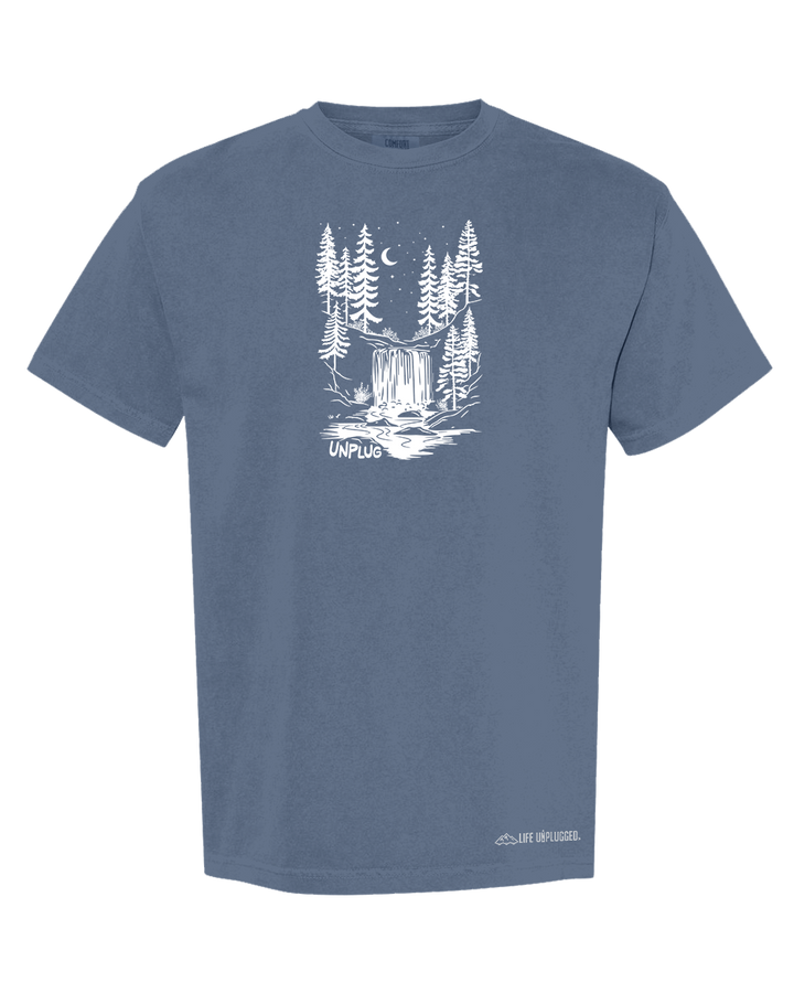 WATERFALL UNDER THE STARS Cotton T-Shirt powered by Comfort Colors®