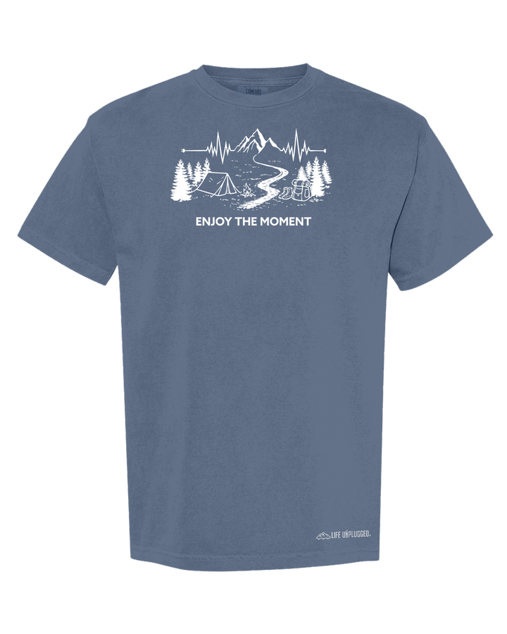 ENJOY THE MOMENT (MOUNTAIN SCENE)  Cotton T-Shirt powered by Comfort Colors®