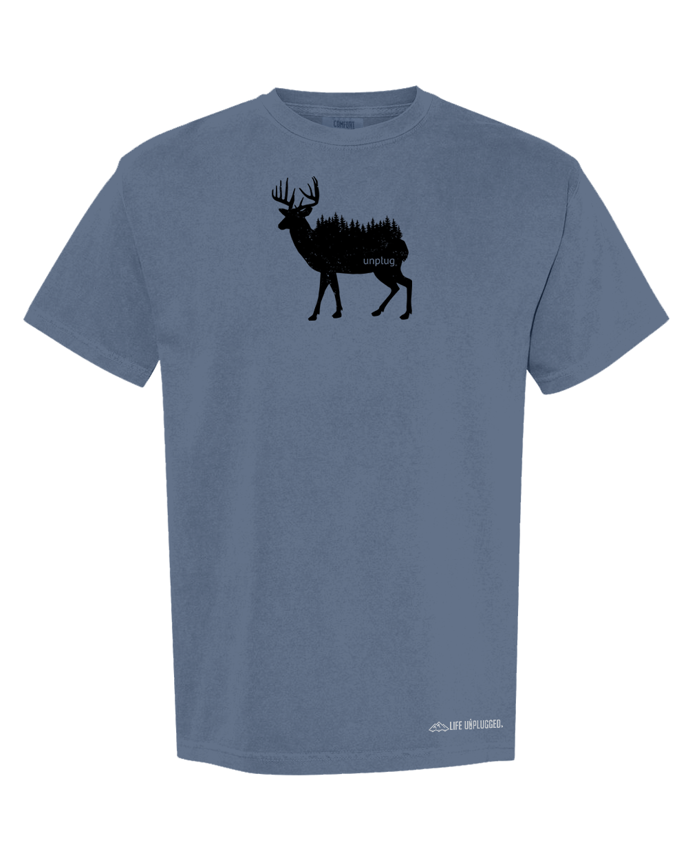DEER IN THE TREES Cotton T-Shirt powered by Comfort Colors®