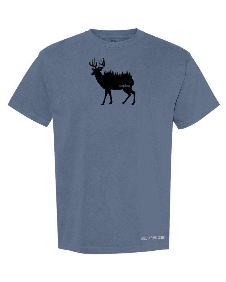 DEER IN THE TREES Cotton T-Shirt powered by Comfort Colors®