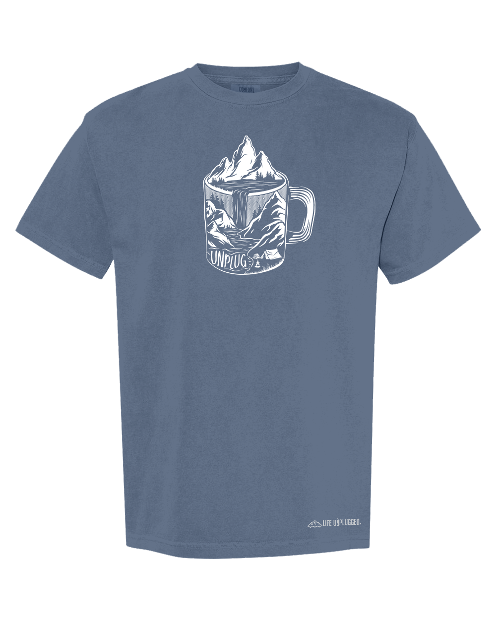 COFFEE MOUNTAIN SCENE Cotton T-Shirt powered by Comfort Colors®