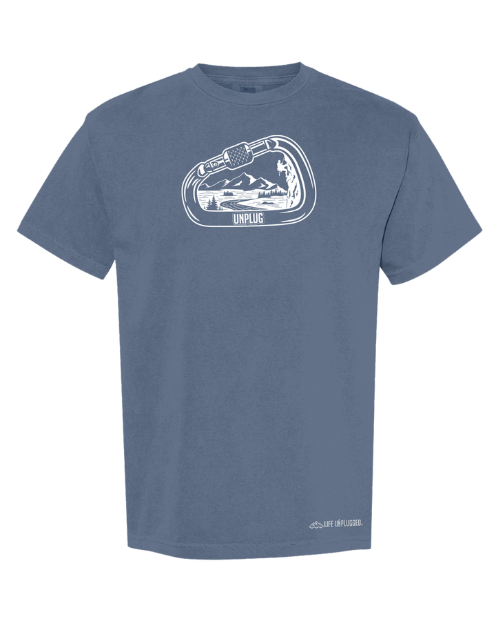 ROCK CLIMBING MOUNTAIN SCENE Cotton T-Shirt powered by Comfort Colors®