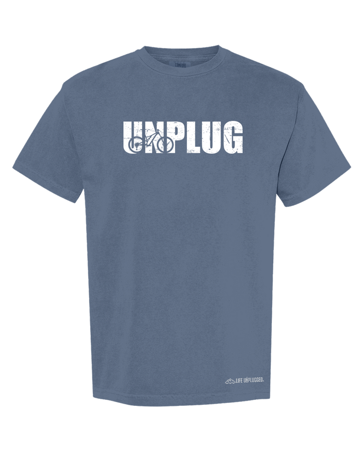 UNPLUG MOUNTAIN BIKE SILHOUETTE Cotton T-Shirt powered by Comfort Colors®