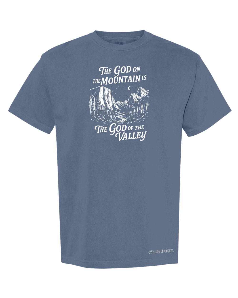 GOD ON THE MOUNTAIN Cotton T-Shirt powered by Comfort Colors®
