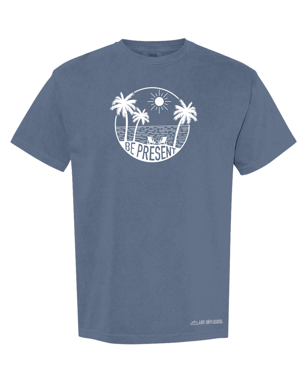 BE PRESENT BEACH Cotton T-Shirt powered by Comfort Colors®