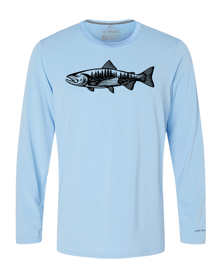 WOODLAND TROUT Performance Long Sleeve with UPF 50+