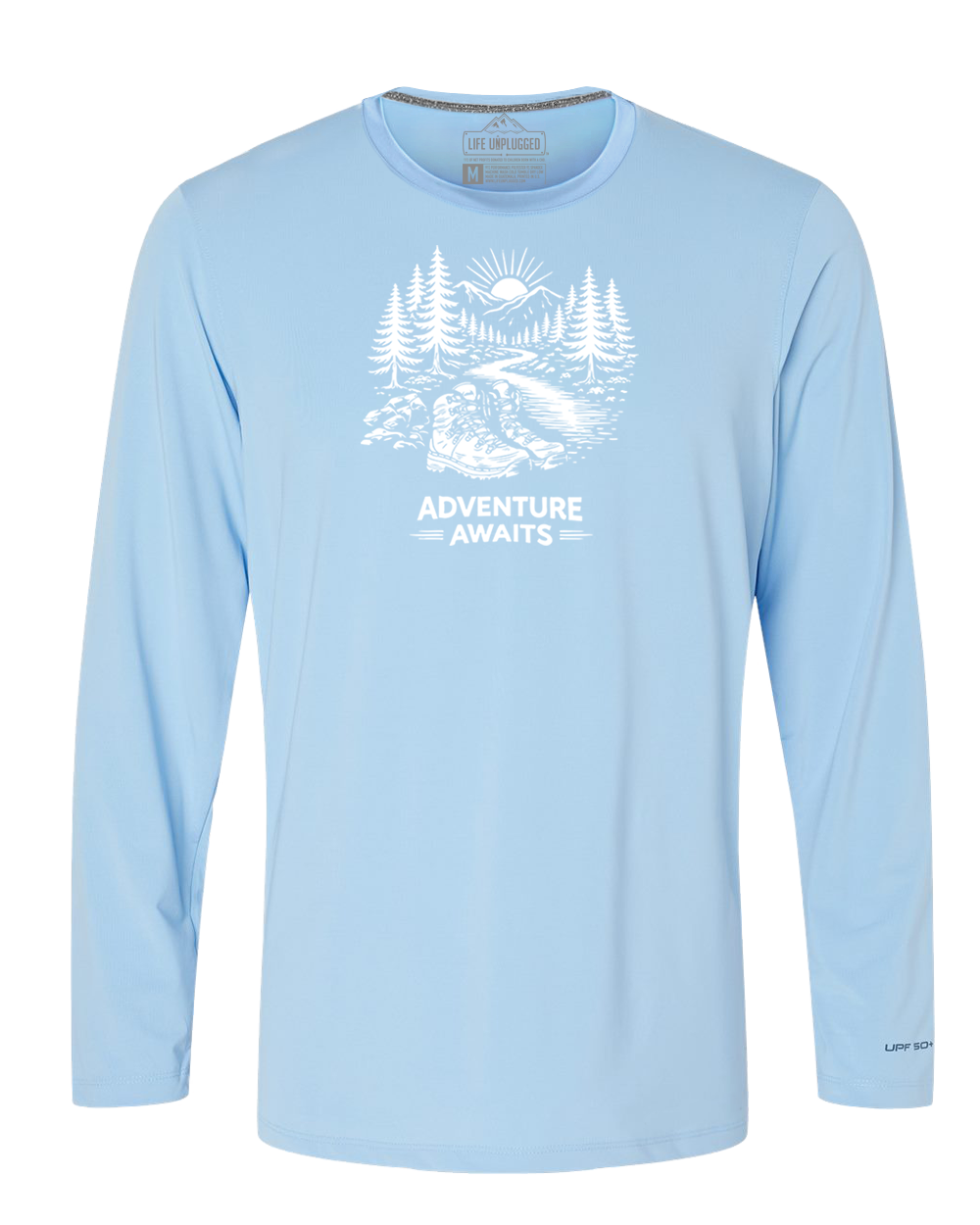 ADVENTURE AWAITS Performance Long Sleeve with UPF 50+