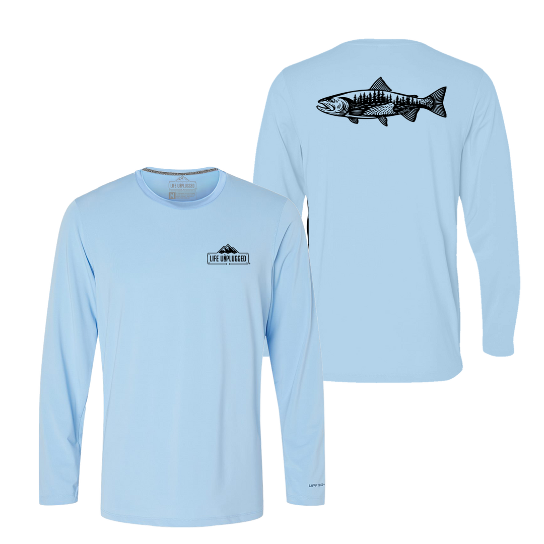 WOODLAND TROUT Performance Long Sleeve with UPF 50+