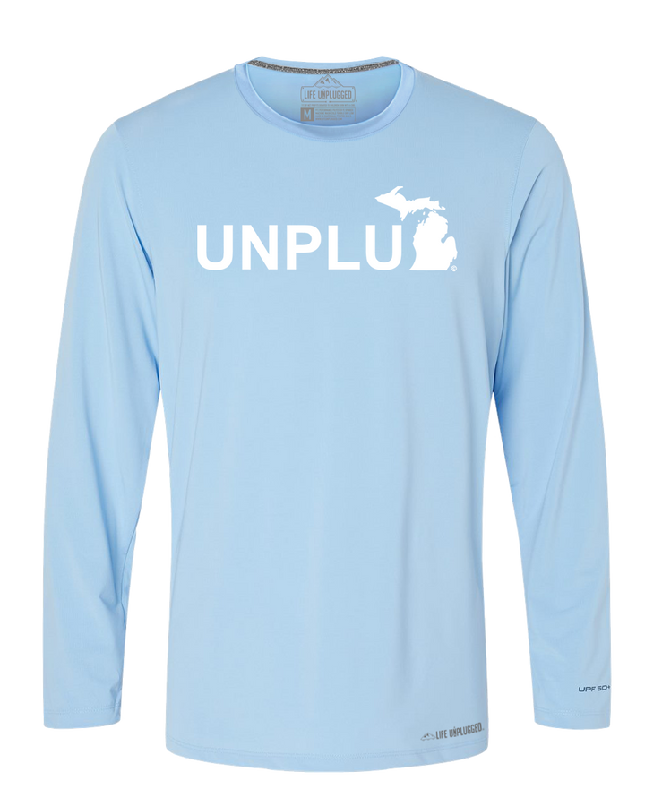 Unplug (MI) Poly/Spandex High Performance Long Sleeve with UPF 50+