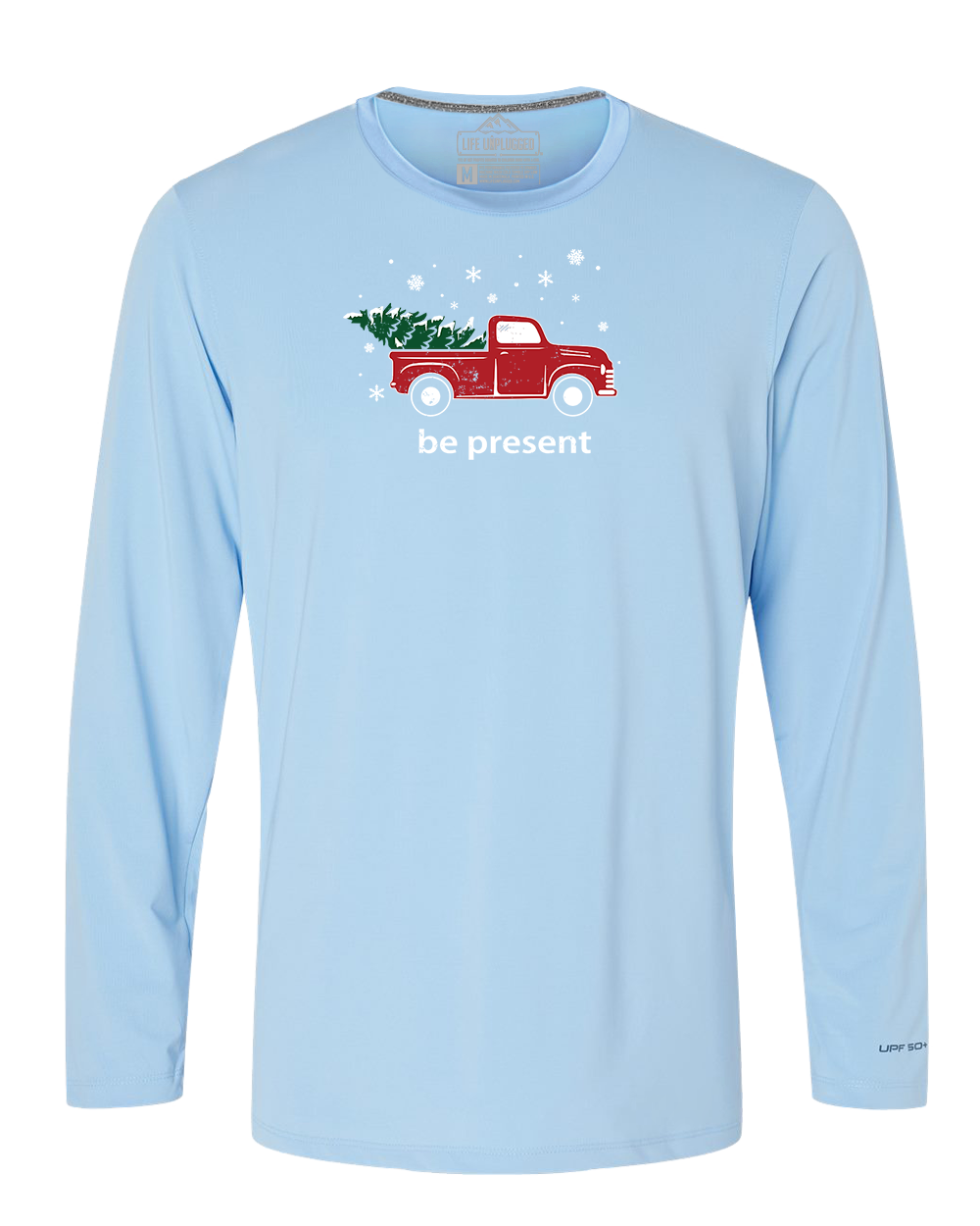 Christmas Tree Truck Performance Long Sleeve with UPF 50+