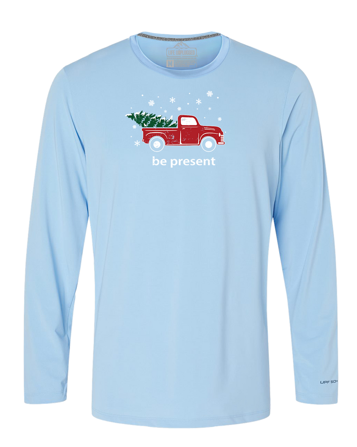 Christmas Tree Truck Performance Long Sleeve with UPF 50+