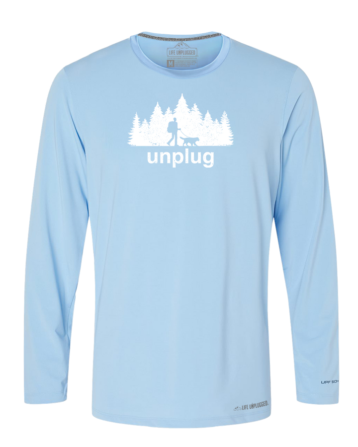 Dog Walks in the Woods Poly/Spandex High Performance Long Sleeve with UPF 50+ - Life Unplugged