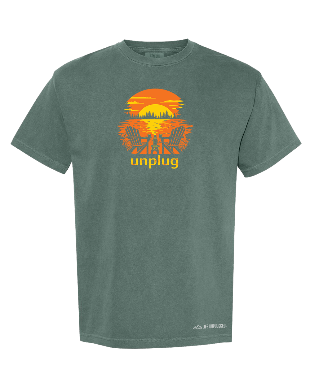 CHAIRS AT SUNSET Cotton T-Shirt powered by Comfort Colors®