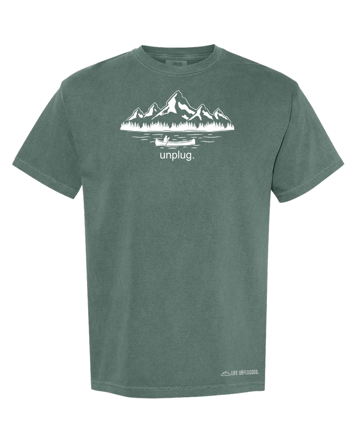 CANOEING IN THE MOUNTAINS Cotton T-Shirt powered by Comfort Colors®