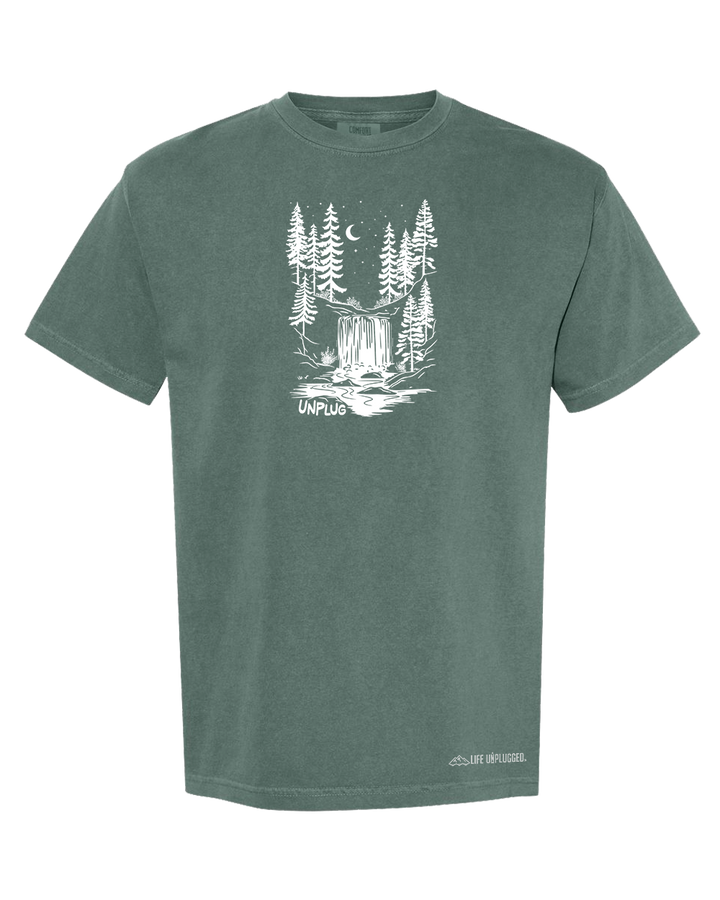 WATERFALL UNDER THE STARS Cotton T-Shirt powered by Comfort Colors®