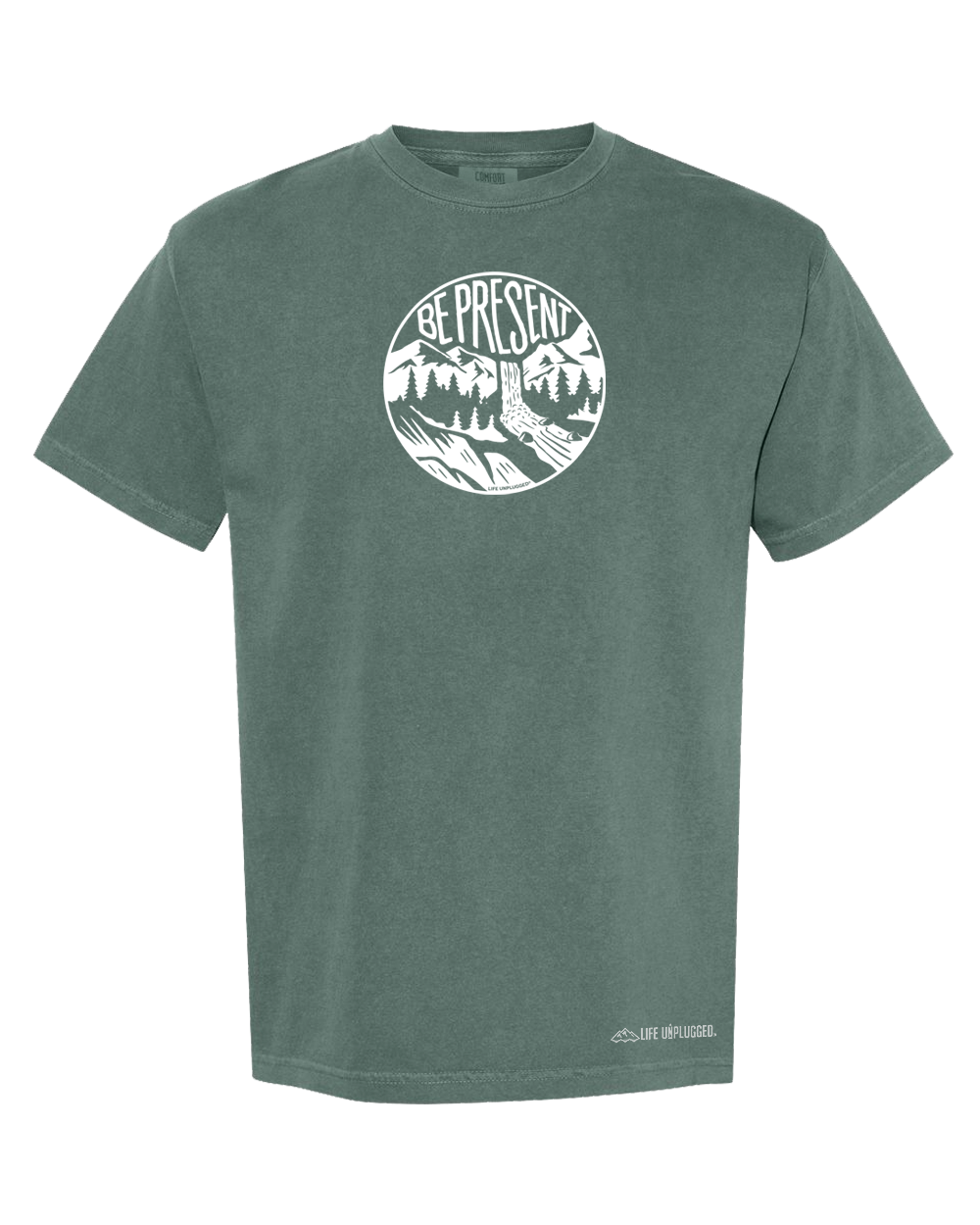 BE PRESENT WATERFALL Cotton T-Shirt powered by Comfort Colors®