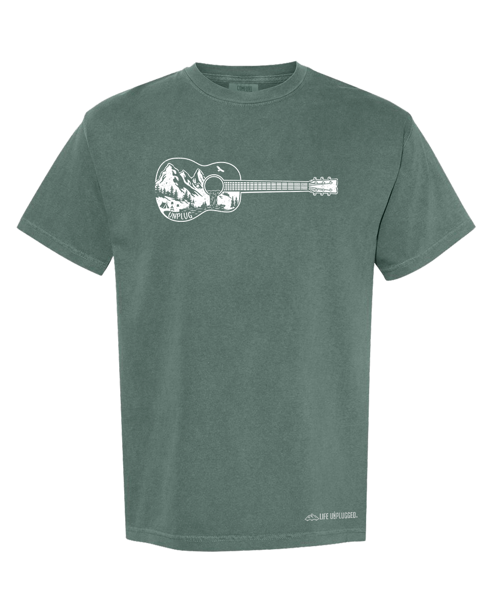 GUITAR MOUNTAIN SCENE Cotton T-Shirt powered by Comfort Colors®