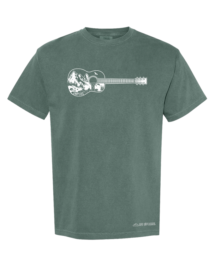 GUITAR MOUNTAIN SCENE Cotton T-Shirt powered by Comfort Colors®