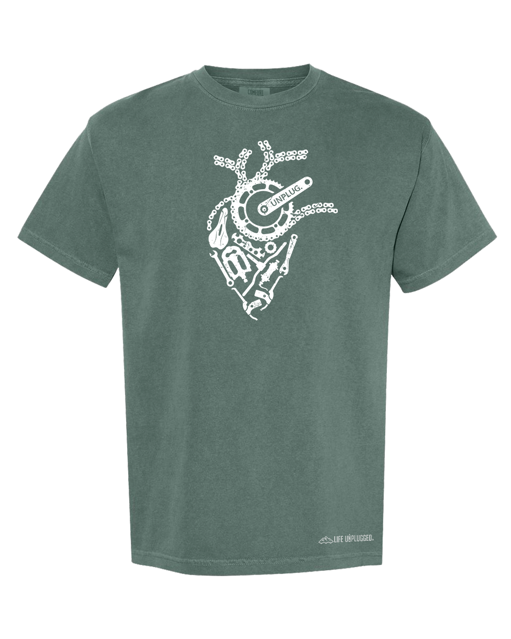 ANATOMICAL HEART (BICYCLE PARTS) Cotton T-Shirt powered by Comfort Colors®
