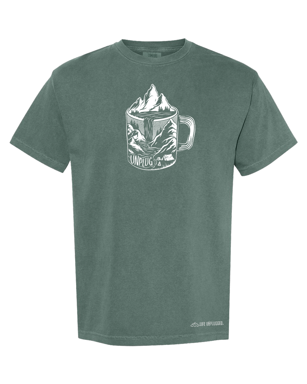 COFFEE MOUNTAIN SCENE Cotton T-Shirt powered by Comfort Colors®