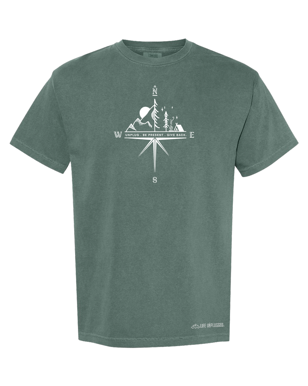 COMPASS MOUNTAIN SCENE Cotton T-Shirt powered by Comfort Colors®
