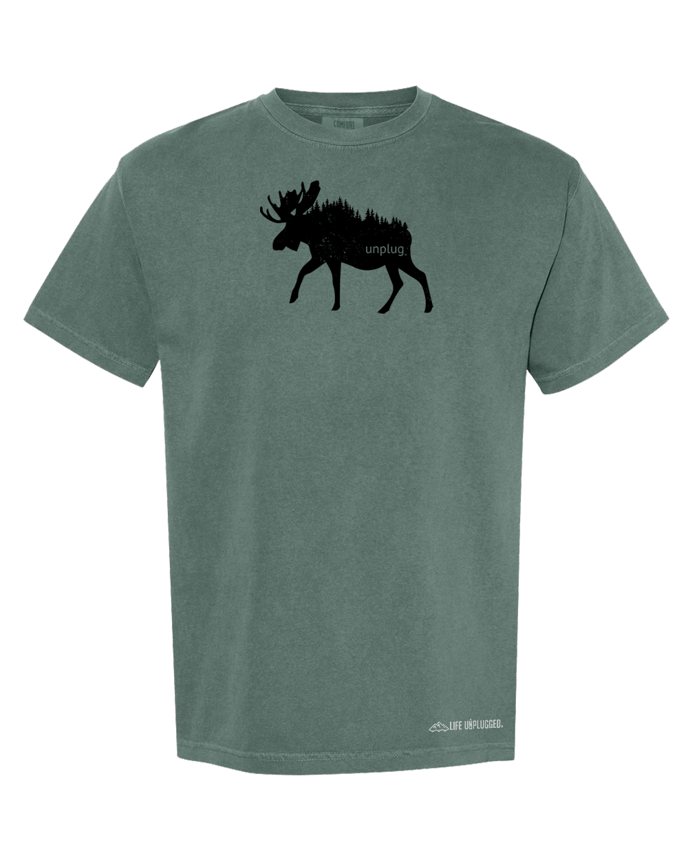 MOOSE IN THE TREES Cotton T-Shirt powered by Comfort Colors®
