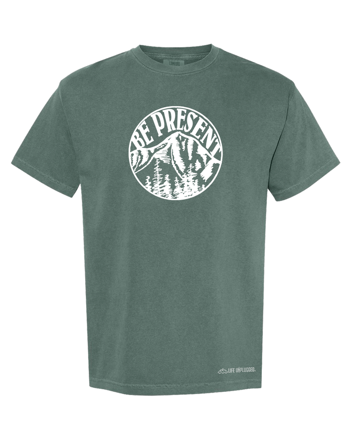 BE PRESENT MOUNTAIN Cotton T-Shirt powered by Comfort Colors®