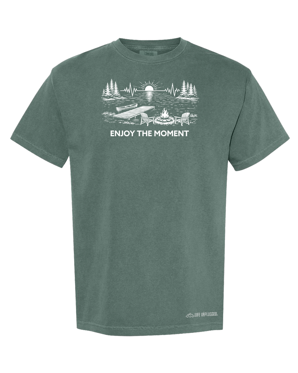 ENJOY THE MOMENT (LAKE SCENE) Cotton T-Shirt powered by Comfort Colors®