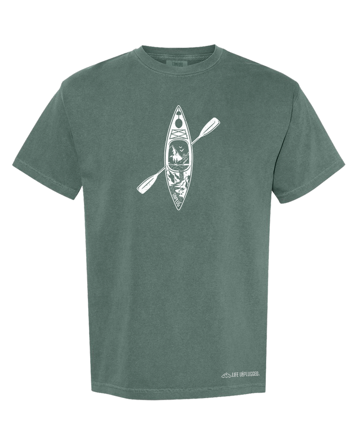 KAYAK MOUNTAIN SCENE Cotton T-Shirt powered by Comfort Colors®