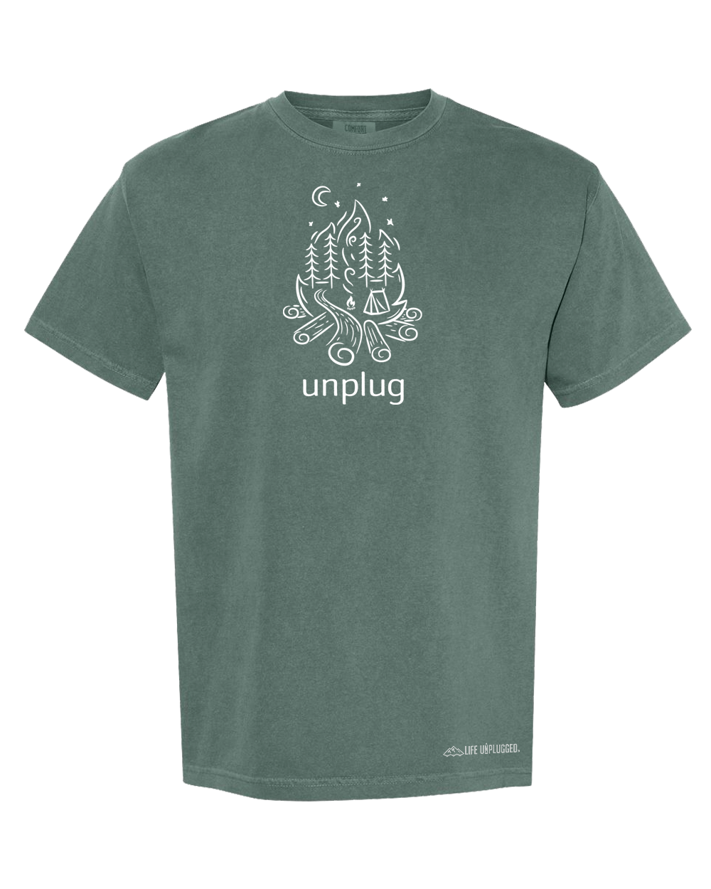 CAMPFIRE CAMPING SCENE Cotton T-Shirt powered by Comfort Colors®