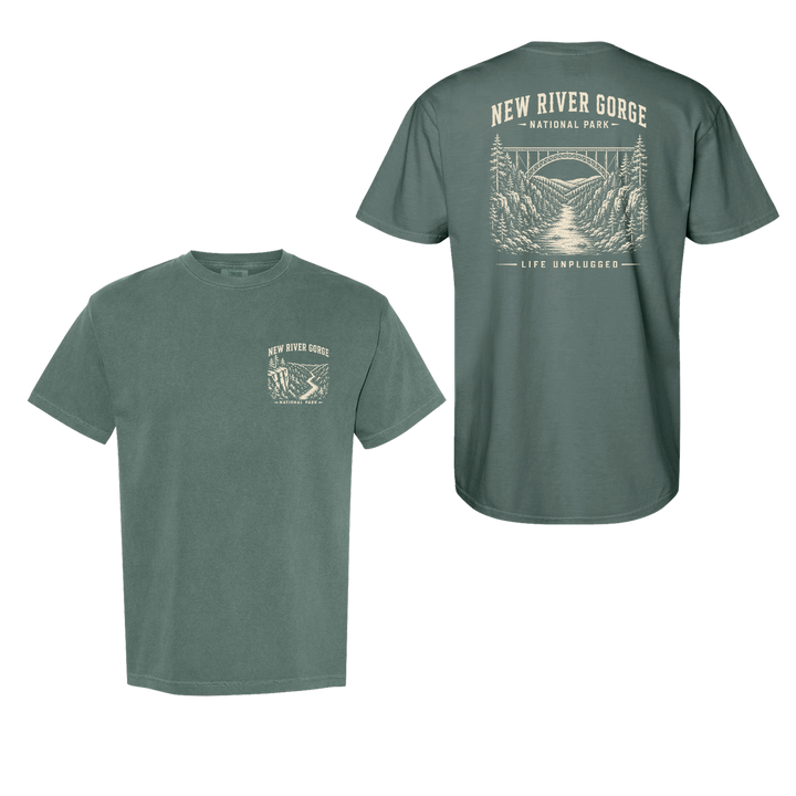 NEW RIVER GORGE NATIONAL PARK Cotton T-Shirt powered by Comfort Colors®