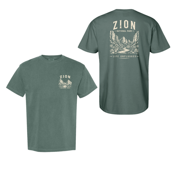 ZION NATIONAL PARK Cotton T-Shirt powered by Comfort Colors®