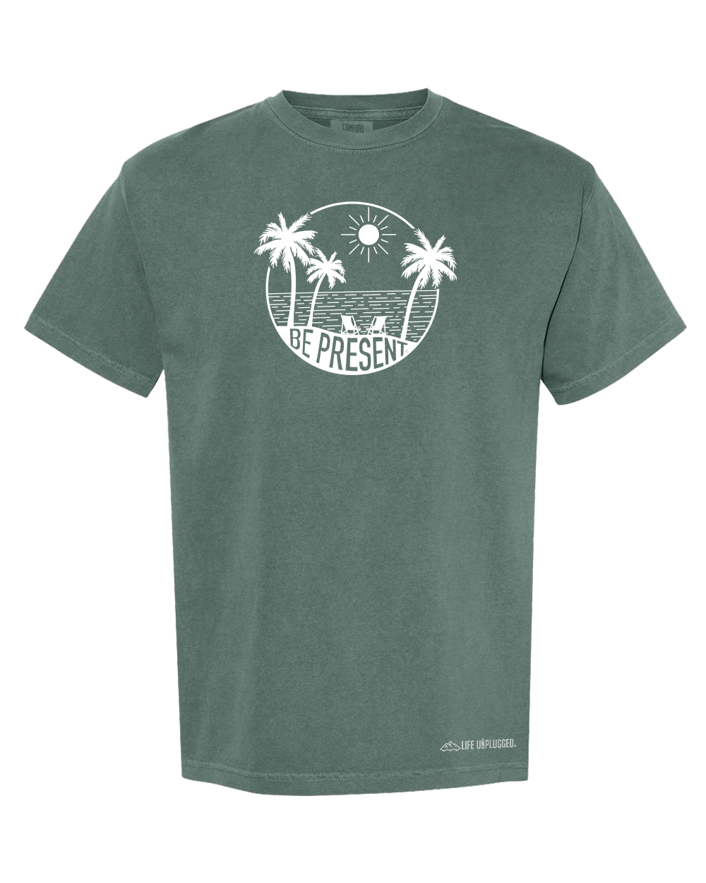 BE PRESENT BEACH Cotton T-Shirt powered by Comfort Colors®