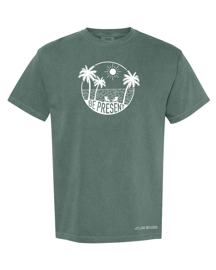BE PRESENT BEACH Cotton T-Shirt powered by Comfort Colors®