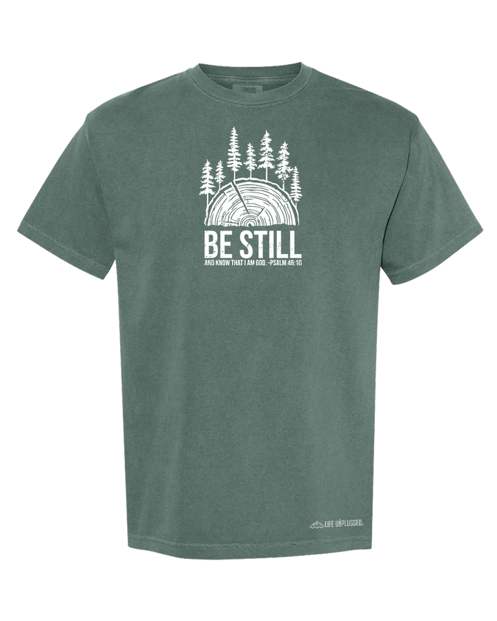BE STILL IN THE WOODS Cotton T-Shirt powered by Comfort Colors®
