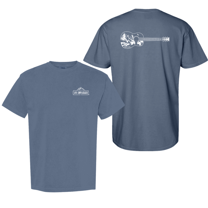 GUITAR MOUNTAIN SCENE Cotton T-Shirt powered by Comfort Colors®