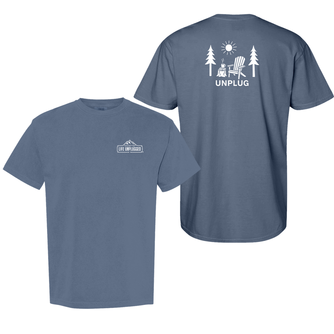 READING IN THE WOODS Cotton T-Shirt powered by Comfort Colors®