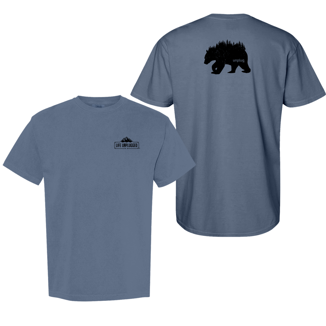 BEAR IN THE TREES Cotton T-Shirt powered by Comfort Colors®